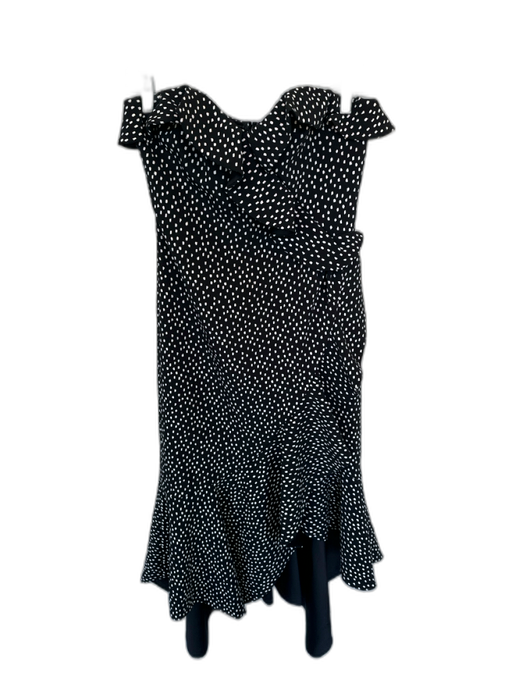 Jonathan Simkhai Size Est S Black & White Polyester Blend Boning Strapless Dress Black & White / Est S