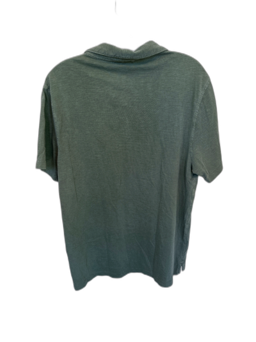 J. Crew Size XL Green Cotton Solid Men's Polo Green / XL