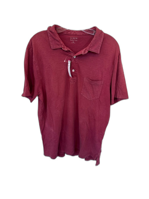 J. Crew Size XL Brick Cotton Solid Men's Polo Brick / XL