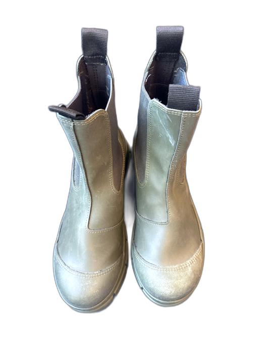 Ganni Shoe Size 37 Olive Green Rubber Stretch Chunky Rainboots Olive Green / 37