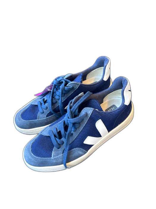 Veja Shoe Size 6 Navy & white Canvas & Suede Athletic Sneakers Navy & white / 6