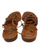 Michael Kors Collection Shoe Size 37 Tan Brown Leather Tie Detail Thong Sandals Tan Brown / 37