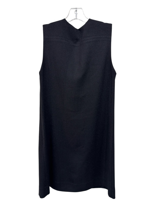 English Factory Size S Black Polyester Sleeveless Side Zip Lace Up Dress Black / S