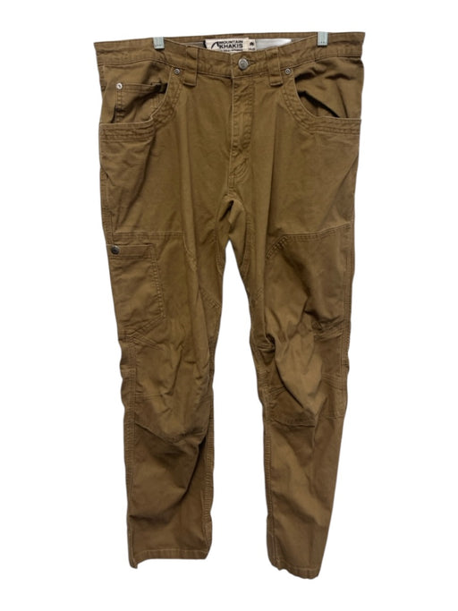 Mountain Khakis Size 36 Brown Cotton Solid Outdoors Khakis Men's Pants Brown / 36