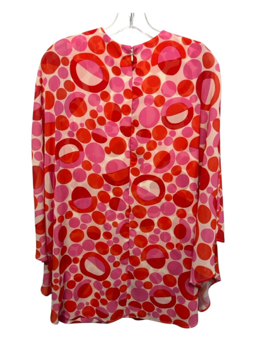 Frances Valentine Size XXS Orange, Pink & Red No Fabric Tag Cape Dress Orange, Pink & Red / XXS
