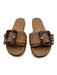 Sam Edelman Shoe Size 5 Brown & White textile upper Woven Tortoiseshell Sandals Brown & White / 5