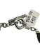 David Yurman Black Sterling Silver Gold Detail Chain Onyx Toggle Clasp Bracelet Black