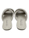 Journee Collection Shoe Size 7.5 White Leather Criss Cross Open Toe Puff Sandals White / 7.5