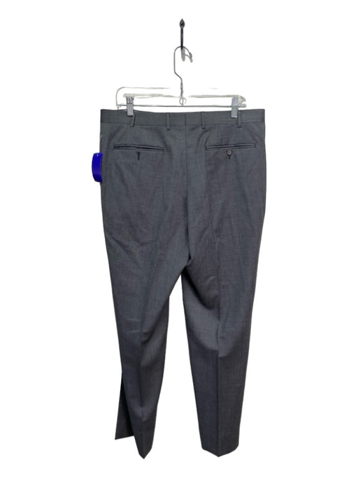Canali Size 36 Gray Wool Solid Dress Men's Pants 36