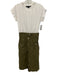 Veronica Beard Jeans Size XS White & Green Cotton Blend Short Sleeve Dress White & Green / XS