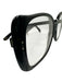 Gucci Black Acetate Prescription Lens Rectangle Oversized Full Rim Glasses Black