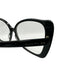 Gucci Black Acetate Prescription Lens Rectangle Oversized Full Rim Glasses Black