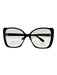 Gucci Black Acetate Prescription Lens Rectangle Oversized Full Rim Glasses Black
