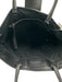 Tod's Black Leather Magnetic Snap Rolled Top Handles Pebbled Tote Bag Black