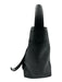 Tod's Black Leather Magnetic Snap Rolled Top Handles Pebbled Tote Bag Black