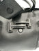 Tod's Black Leather Magnetic Snap Rolled Top Handles Pebbled Tote Bag Black