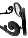 Prada Black Acetate Box Included Baroque Sunglasses Black