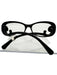 Prada Black Acetate Box Included Baroque Sunglasses Black