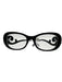 Prada Black Acetate Box Included Baroque Sunglasses Black