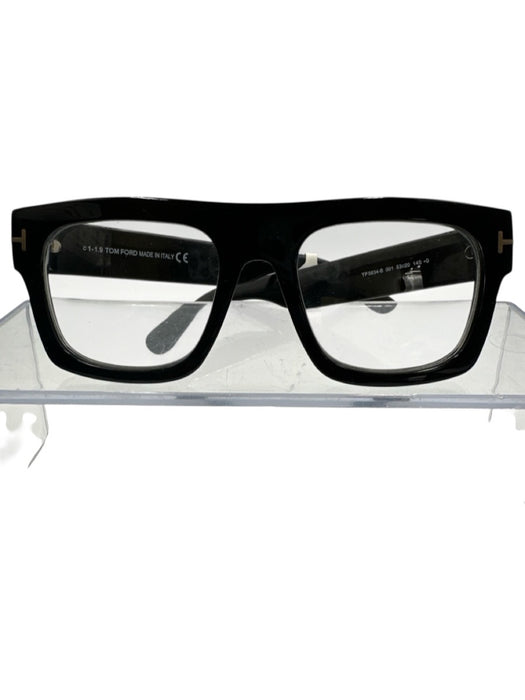 Tom Ford Black Acetate Case Inc. Sunglasses Black
