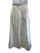 Chanel Size 50 Off White Cotton Blend Iridescent Frayed Detail Wide Leg Pants Off White / 50