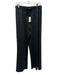 Milly Size Large Black Cotton Blend Glitter Sweatpant Pants Black / Large
