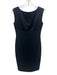 Gillian Size 2 Black Triacetate & Polyester Sleeveless Boat Neck Open Back Dress Black / 2