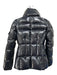 SAM. Size S Black Nylon Zip Up Puffer Zip Pockets Jacket Black / S