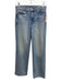AYR Size 25 Light Wash Cotton Denim Whiskering High Rise Straight Leg Jeans Light Wash / 25