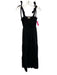 XiRENA Size XS Black Cotton Sleeveless Smocked Bust Tiered Midi Dress Black / XS