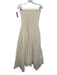 J. Crew Size XS Cream Polyester Blend Textured Strapless Pockets Maxi Dress Cream / XS