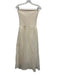 J. Crew Size XS Cream Polyester Blend Textured Strapless Pockets Maxi Dress Cream / XS