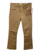 Frame Size 25 Camel Tan Cotton Blend Coated Mid Rise Cropped Bootcut Jeans Camel Tan / 25