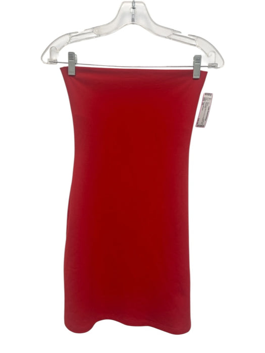 Susan Monaco Size XS Red Nylon Blend A Line Strapless Mini Dress Red / XS