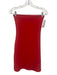Susan Monaco Size XS Red Nylon Blend A Line Strapless Mini Dress Red / XS