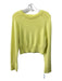 L'Academie Size S Neon Cotton Long Sleeve Sweater Neon / S