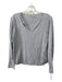 Zadig & Voltaire Size XS Light Grey Cotton Embellished Long Sleeve Top Light Grey / XS