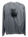 Travis Mathew Size S Gray Synthetic Solid Hood Windbreaker Men's Jacket Gray / S