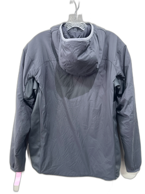 Arcteryx Size S Charcoal Gray Nylon Zip Hood Long Sleeve Jacket Charcoal Gray / S