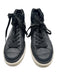 Rag & Bone Shoe Size 37.5 Black & White Leather Upper Suede Detail Sneakers Black & White / 37.5