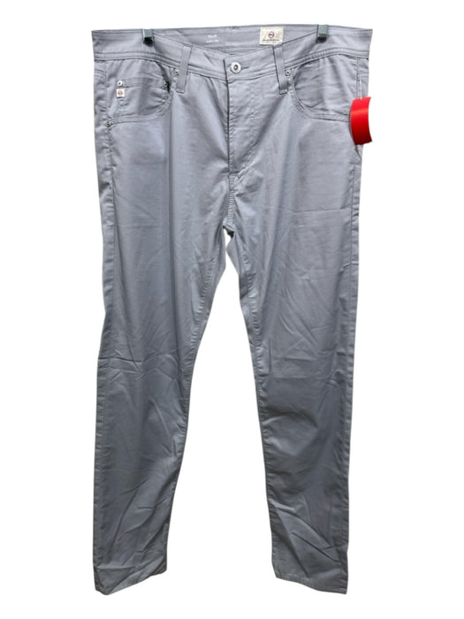 AG NWT Size 34 Light Gray Cotton Blend Solid Khakis Men's Pants Light Gray / 34