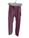 Athleta Size S Purple Polyester Elastic Waist solid color Side Pockets Leggings Purple / S
