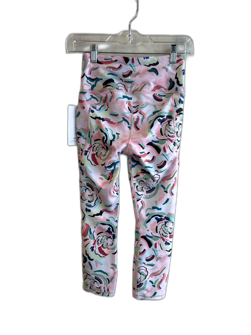 Athleta Size XS Pink, Green & Multi Print Polyester Elastic Waist Leggings Pink, Green & Multi Print / XS