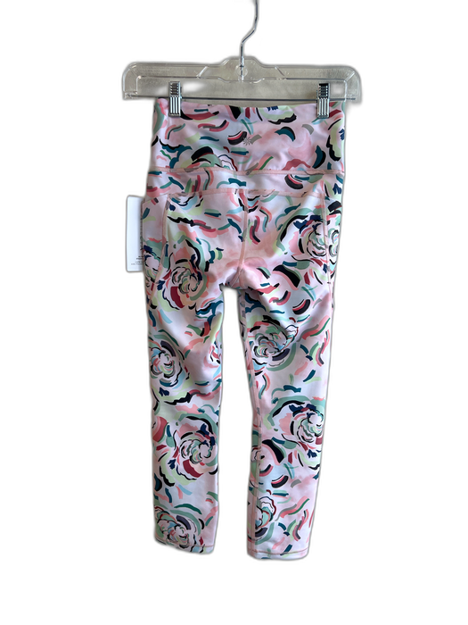 Athleta Size XS Pink, Green & Multi Print Polyester Elastic Waist Leggings Pink, Green & Multi Print / XS