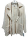 Pilcro Size M Cream Beige Cotton Gauze 3/4 Sleeve Patch Pocket Open Front Jacket Cream Beige / M