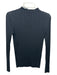 Banana Republic Size XS Black Merino Wool Long Sleeve Solid Ribbed Mock Neck Top Black / XS