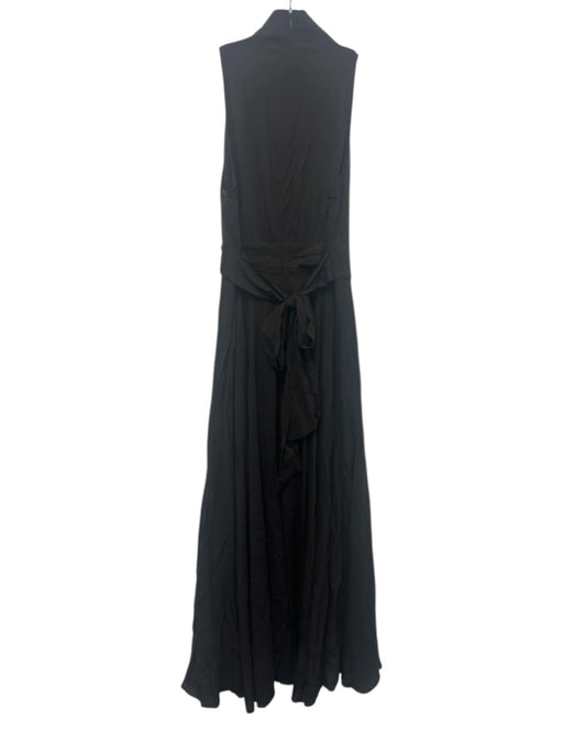 Banana Republic Size 2 Dark Brown Rayon Blend Sleeveless Waist tie Dress Dark Brown / 2
