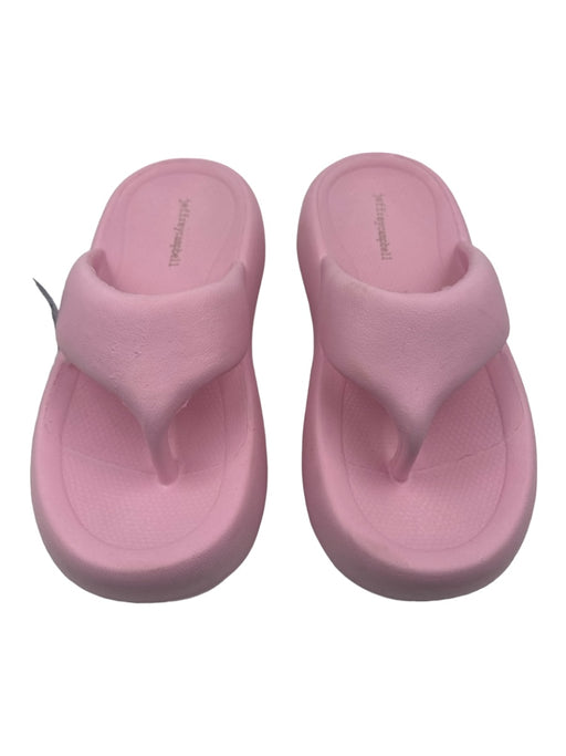 Jeffrey Campbell Shoe Size 9 Pink Rubber Platform Flip flop Sandals Pink / 9