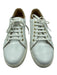 Jack Rogers Shoe Size 9.5 White & Gold Leather Laces Glitter Detail Sneakers White & Gold / 9.5