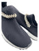 Jimmy Choo Shoe Size 9 Black & White Synthetic Stretch Rhinestone Bar Sneakers Black & White / 9